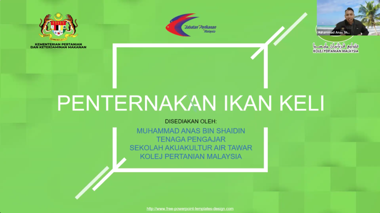 Kursus Penternakan Ikan Keli oleh Jabatan Perikanan Malaysia cawangan Melaka